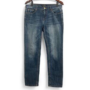 Banana Republic Jeans Women 28/6 Blue Boyfriend Medium Wash Mid Rise Cotton